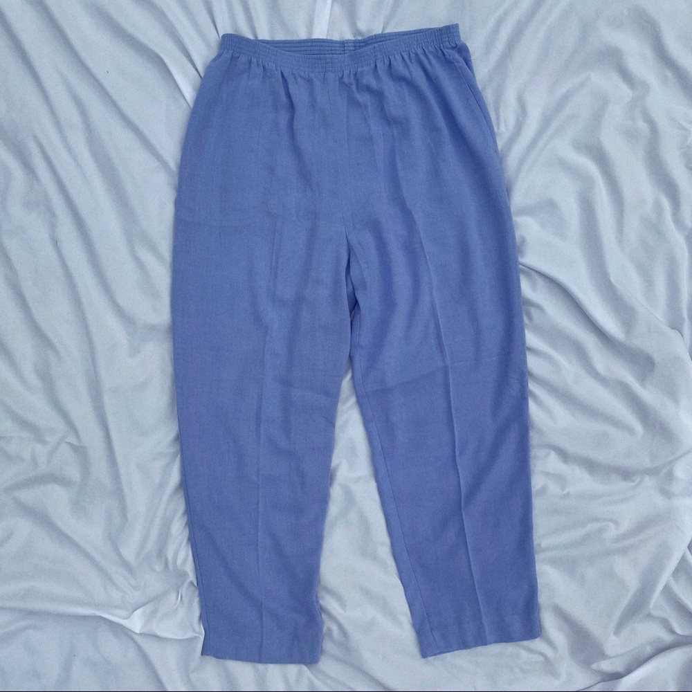 SOLD Vintage 90s Lightweight Lavender-Blue Pants